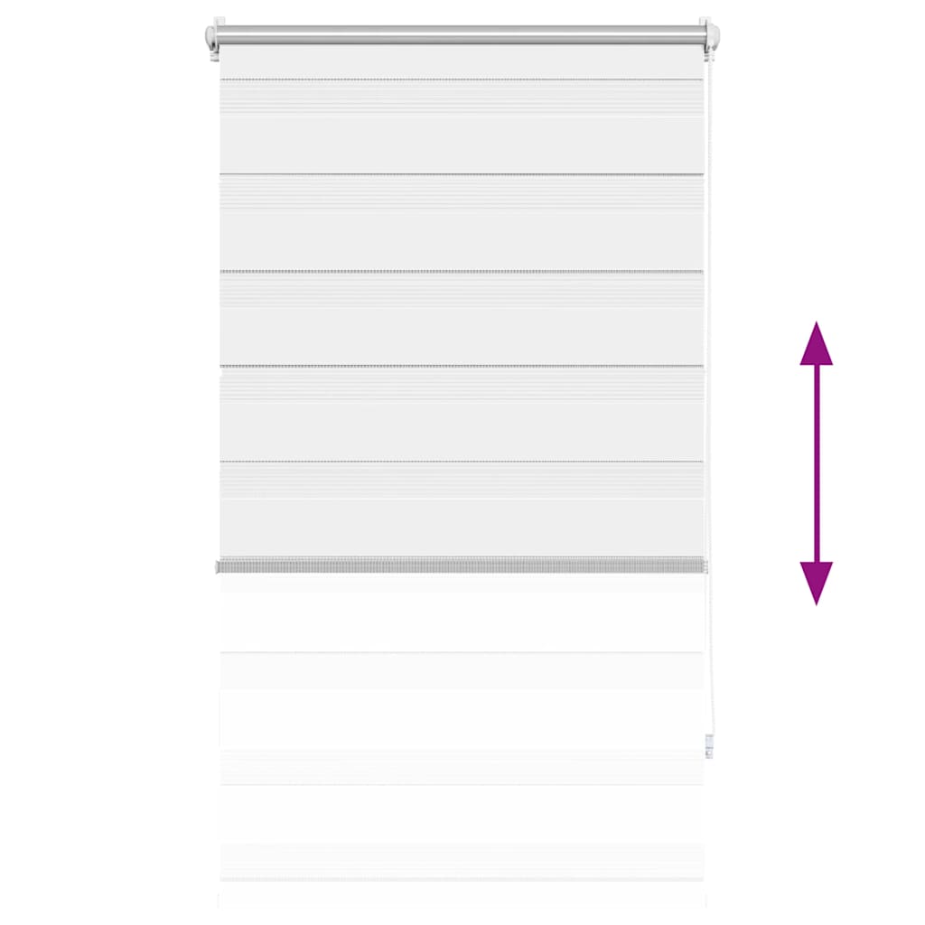 Zebra Blind 90 x 150 cm White